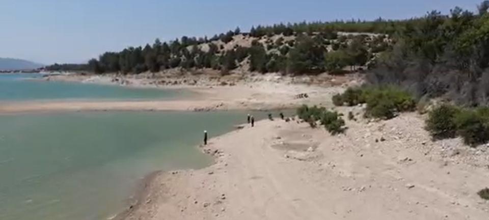 Aydın'da orman ve baraj bölgesinde drone gözetimi