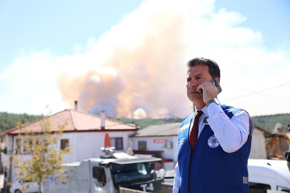 MUĞLA BÜYÜKŞEHİR'DE YANGINLAR NEDENİYLE TÜM İZİNLER İPTAL