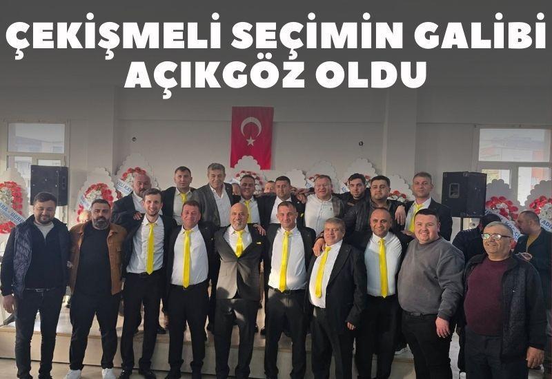 Çekişmeli seçimin galibi Açıkgöz oldu