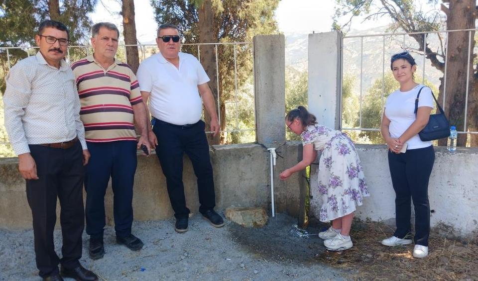 Aydın'da Azra için özel hat döşendi, tüm çocuklar kaynak suya ulaştı