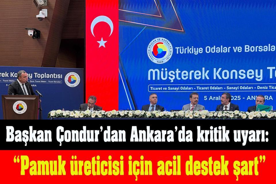 “Pamuk üreticisi için acil destek şart”