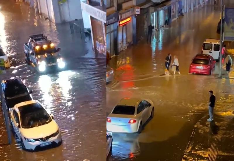 Sağanak, su baskınlarına neden oldu