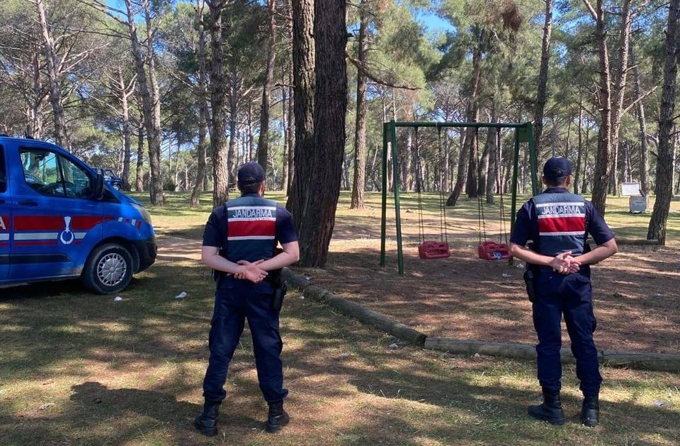 Jandarma Koçarlı'daki piknik alanlarını denetledi