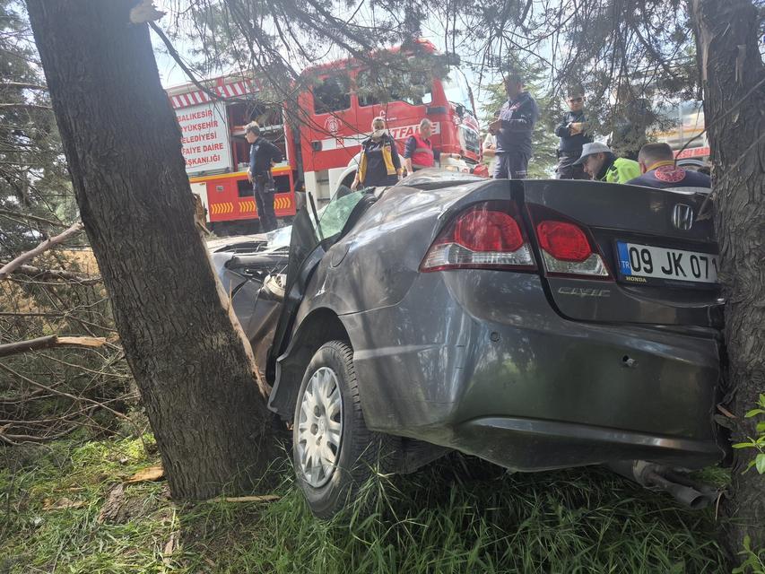 Aydın plakalı otomobil uçtu, emekli polis memuru sürücü öldü