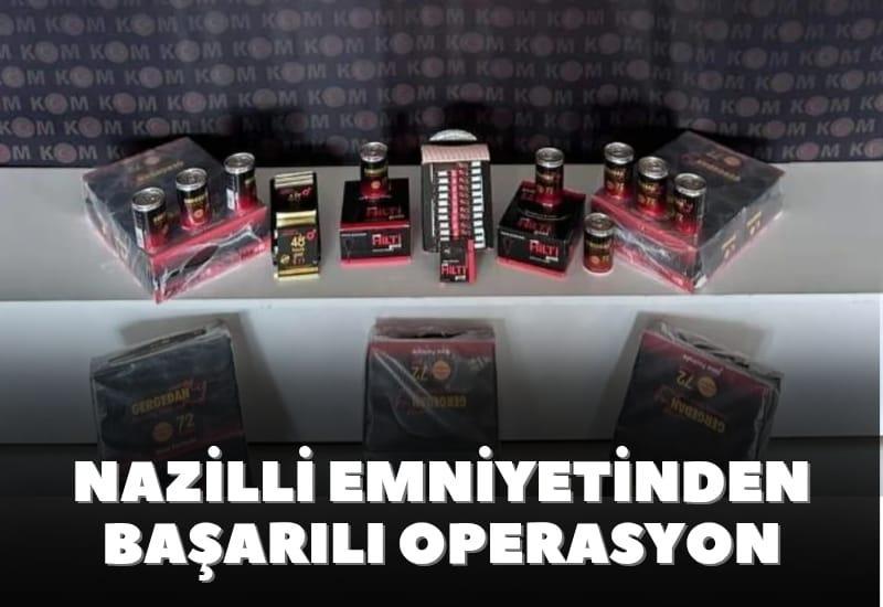 Nazilli’de emniyetten başarılı operasyon