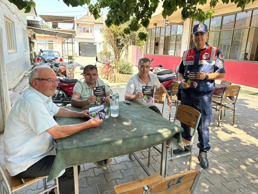 Köşk'te çevre bilinci, jandarma ile aşılanıyor