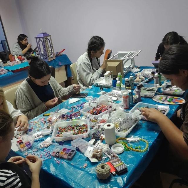 Sultanhisar'da yurtta kalan öğrenciler, yeteneklerini keşfediyor