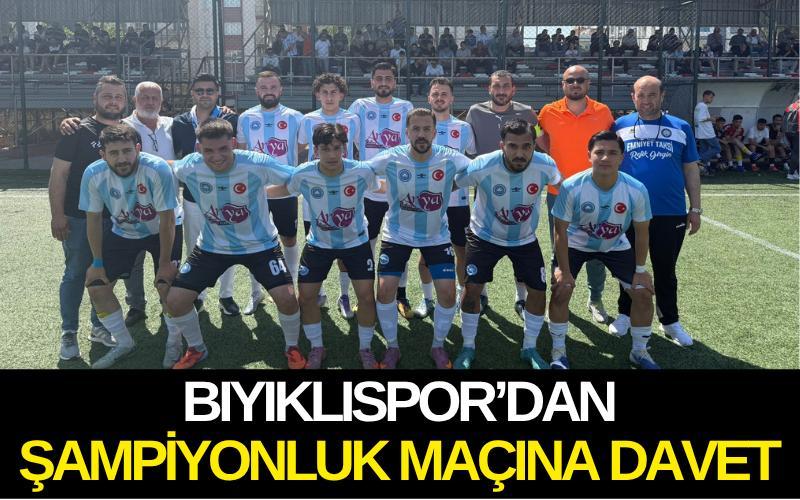 Bıyıklıspor’dan şampiyonluk maçına davet