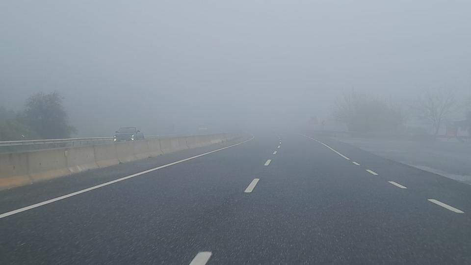 Çine-Yatağan arasında yoğun sis