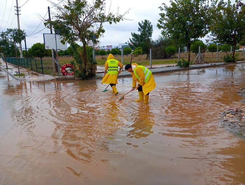 Didim Belediyesi ekiplerinden anında müdahale