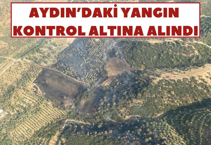 Aydın’daki yangın kontrol altına alındı