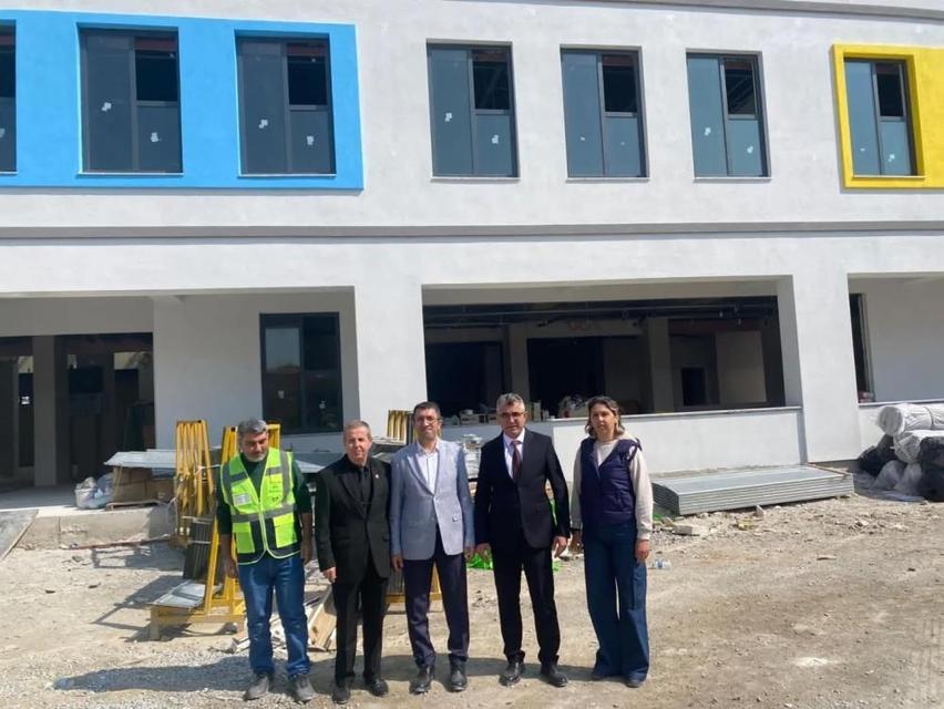 Söke’de eğitim yatırımları yerinde incelendi