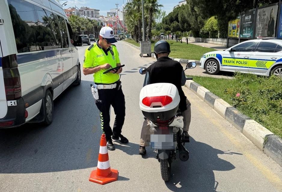 Manisa'da 91 motosiklet trafikten men edildi