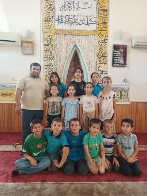 Koçarlı'da öğrenciler camide buluştu