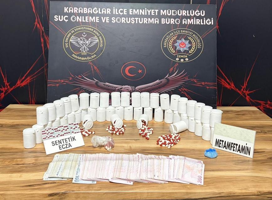 Polis ekipleri binlerce uyuşturucu hap ele geçirdi