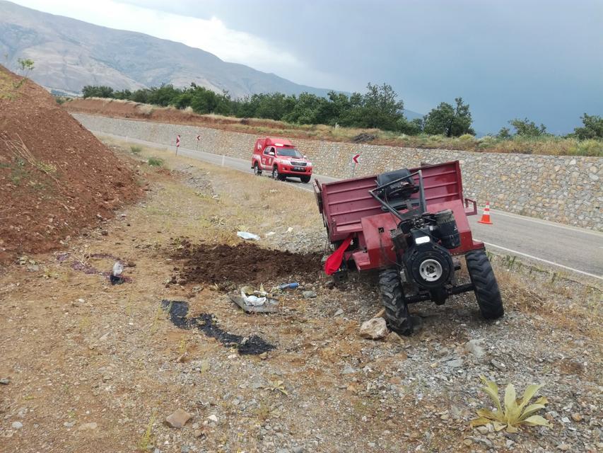 Çapa motorunun altında kalan sürücü hayatını kaybetti