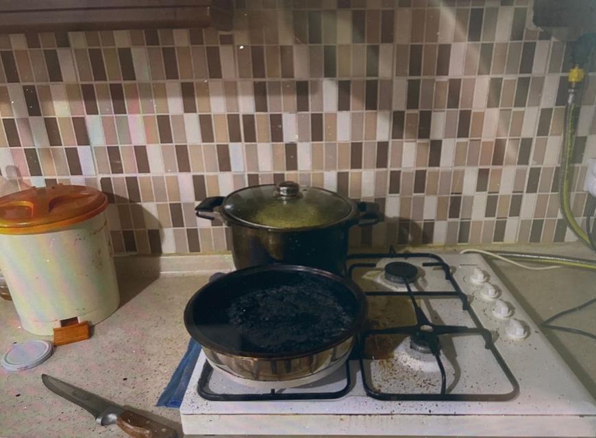 Ocakta unutulan yemek kadının ölümüne neden oldu