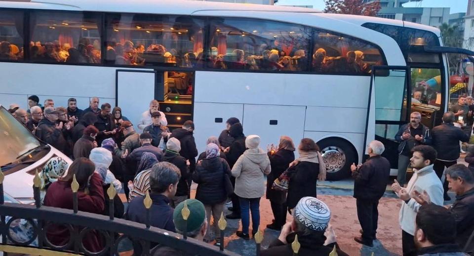 Aydın’dan dualarla uğurlandılar