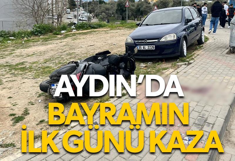 Aydın'da bayramın ilk günü kaza