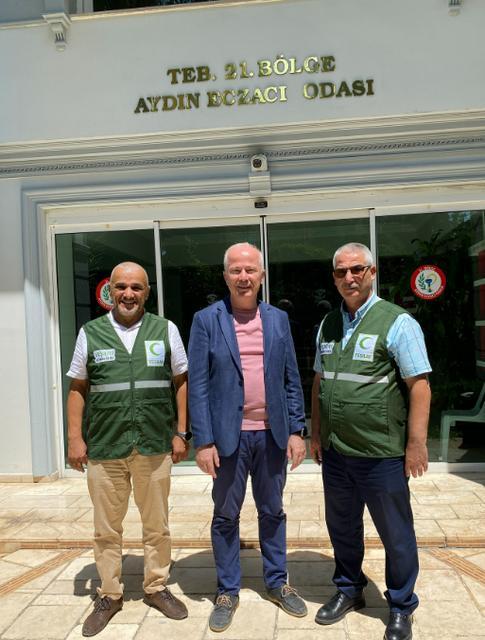 Aydın Yeşilay’dan Eczacı Odası'na ziyaret