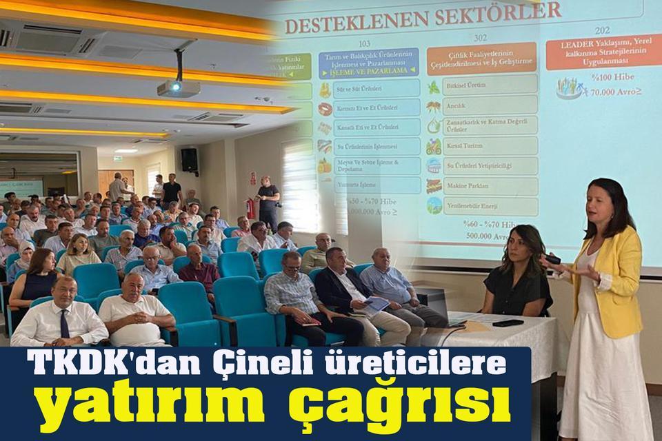 TKDK'dan Çineli üreticilere yatırım çağrısı