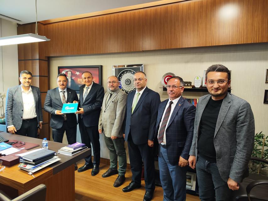 TİMBİR heyeti, Aydın Milletvekili Karakaş'ı ziyaret etti
