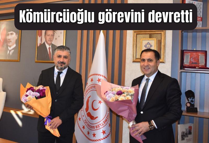 Aydın'da Müdür Kömürcüoğlu, görevini İlkay Türkoğlu’na devretti