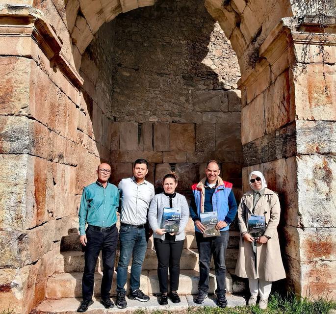 Müdür Sağınç, Nysa Antik Kenti’nde çalışmaları inceledi