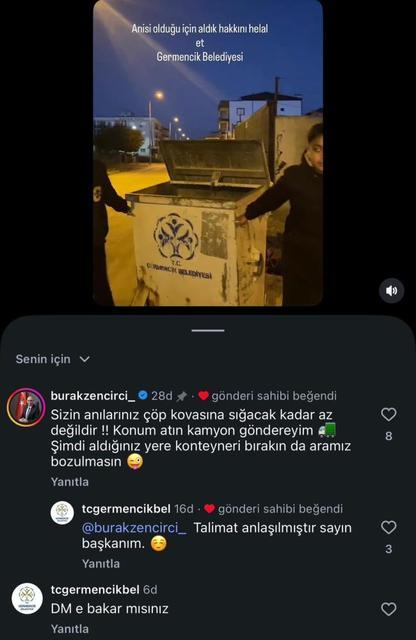 Başkan Zencirci’den konteyner mizahı: "Konum atın, kamyon göndereyim"