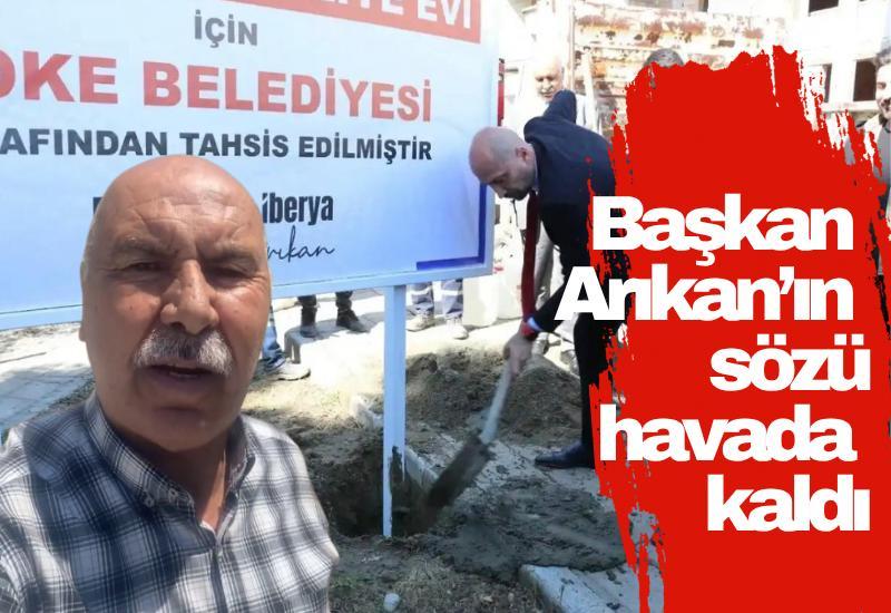 Başkan Arıkan’ın sözü havada kaldı