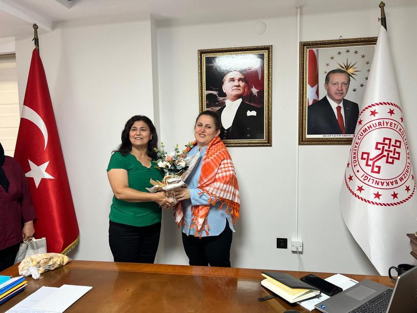 Germencik Yörüklerinden Kültür Müdürüne Ziyaret