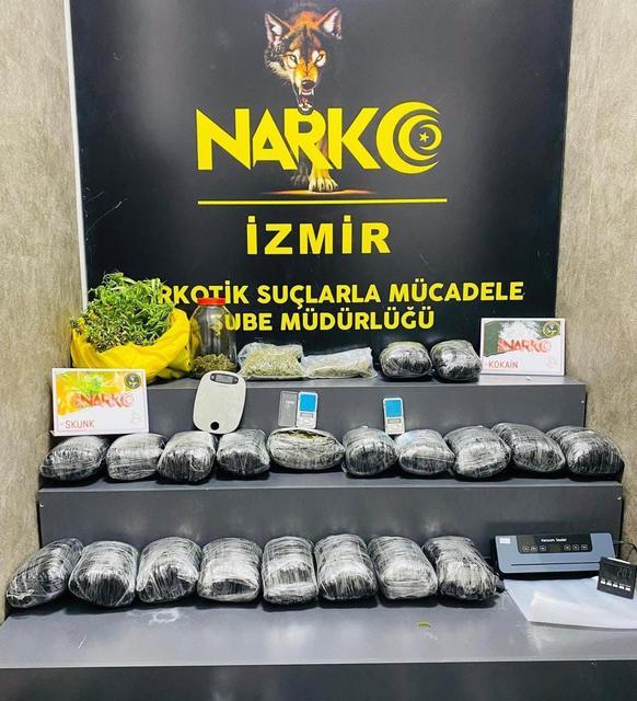 İzmir'de uyuşturucu operasyonu: 1 tutuklama