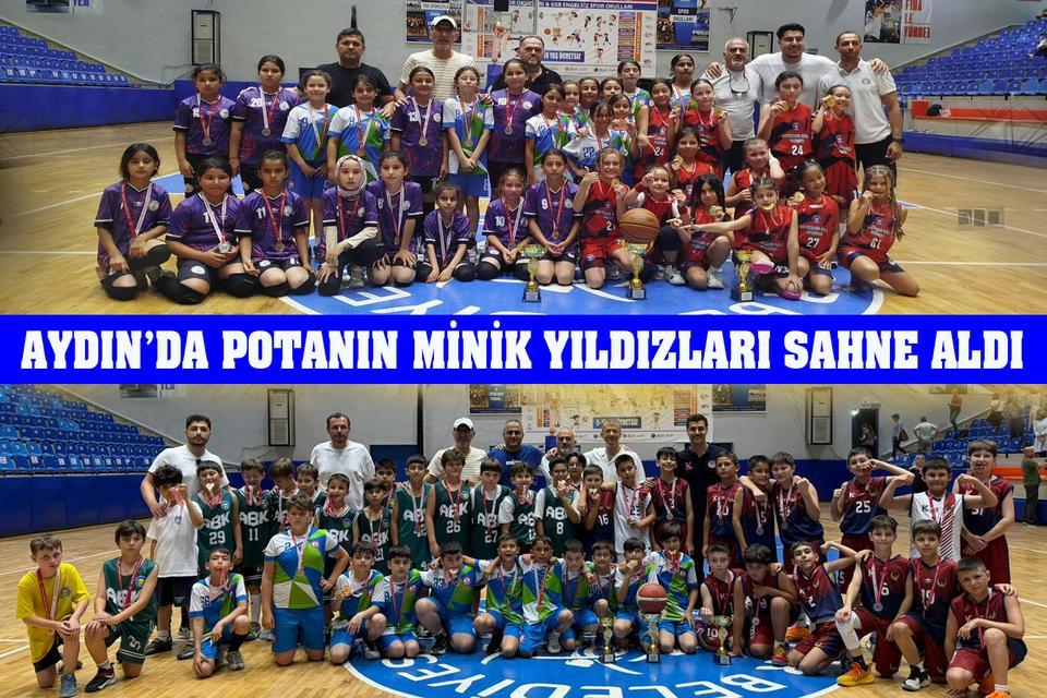 Aydın’da potanın minik yıldızları sahne aldı
