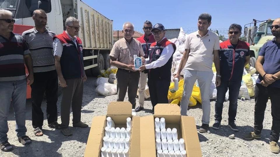 Aydın’da zirai kimyasal atıklar toplanıyor