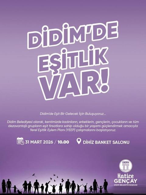 Didim Belediyesi Yerel Eşitlik Eylem Planı Çalıştayı düzenlenecek