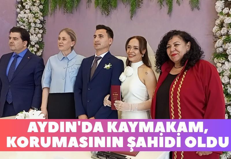 Aydın'da kaymakam, korumasının şahidi oldu
