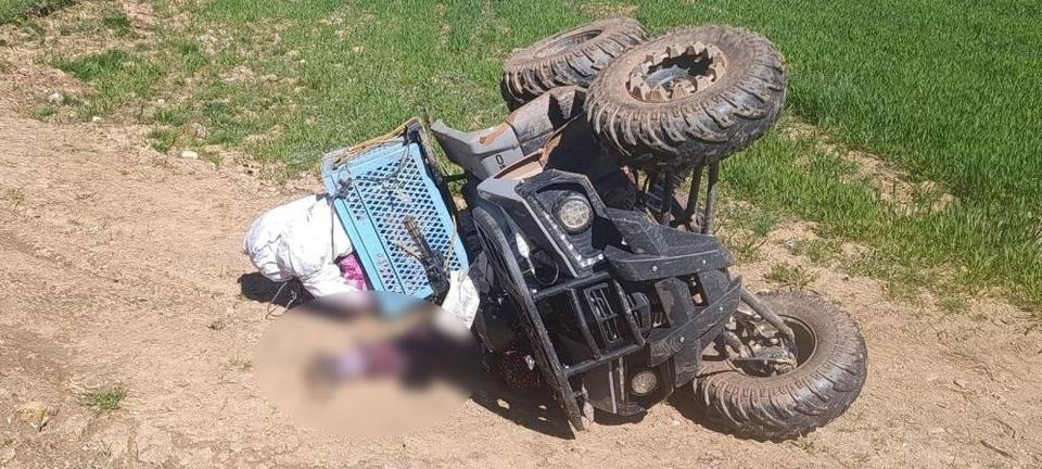 Hayvanlarına bakmaya giden kadın ATV'nin ezilerek can verdi