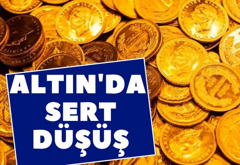 Altın'da sert düşüş