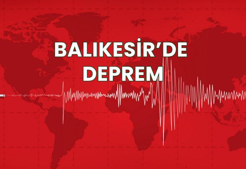 Balıkesir'de deprem