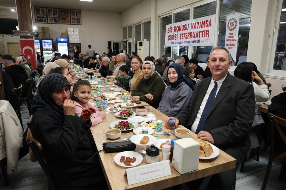 Söke  de Şehit Aileleri Lima  da İftarda Buluştu