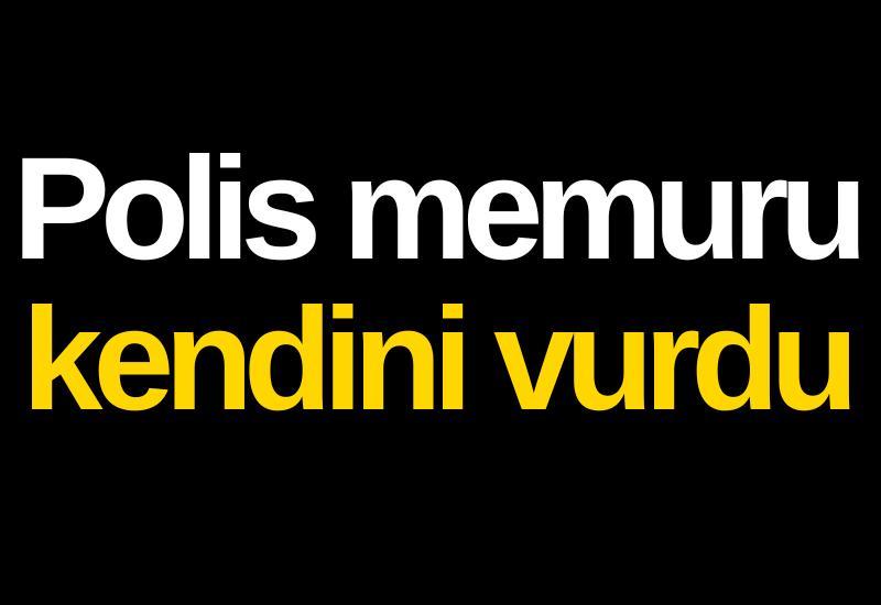 Polis memuru kendini vurdu