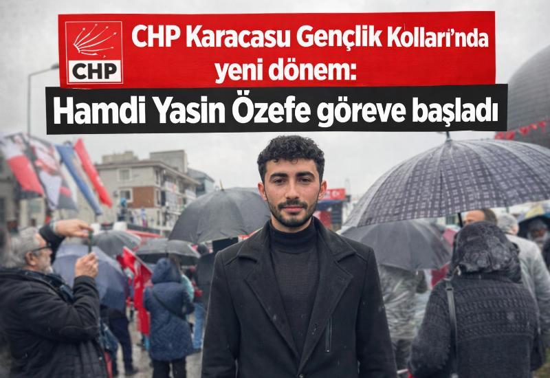CHP Karacasu Gençlik Kolları’nda yeni dönem: Hamdi Yasin Özefe göreve başladı