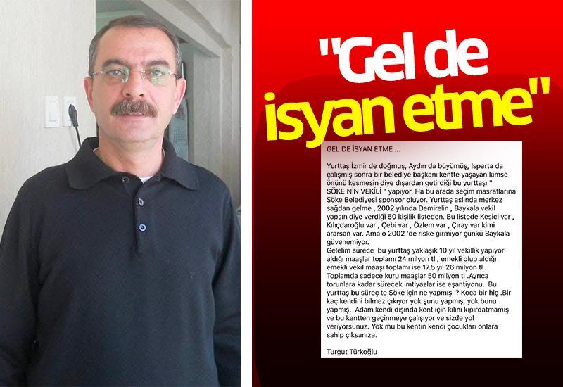 "Gel de isyan etme"
