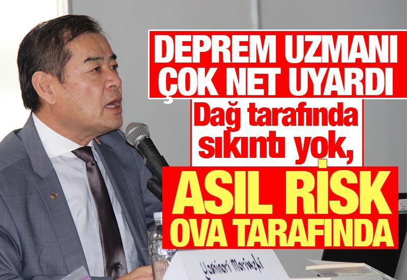Japon deprem uzmanı Moriwaki: "Manisa'da dağ tarafında büyük bir sıkıntı yok, asıl risk ova tarafında"