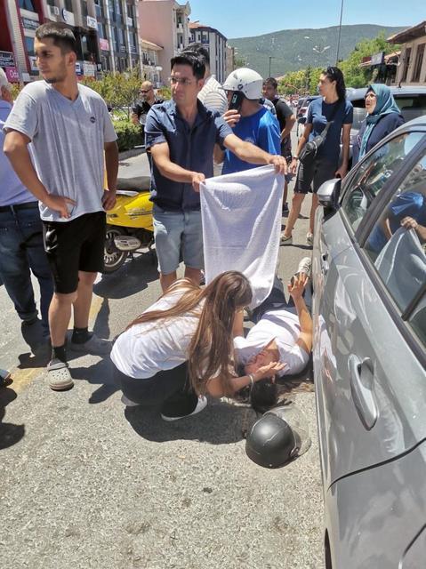 Menteşe’de motosiklet kazası: 1 yaralı