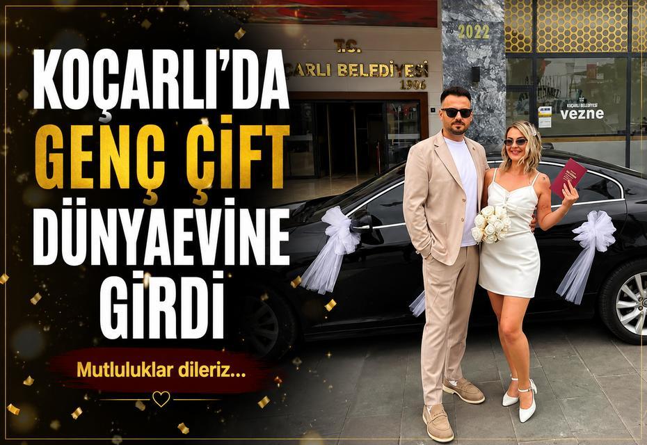 Koçarlı’da genç çift dünyaevine girdi