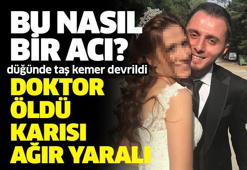 İzmir’de düğün salonunda taş kemer devrildi: Doktor öldü, karısı ağır yaralandı