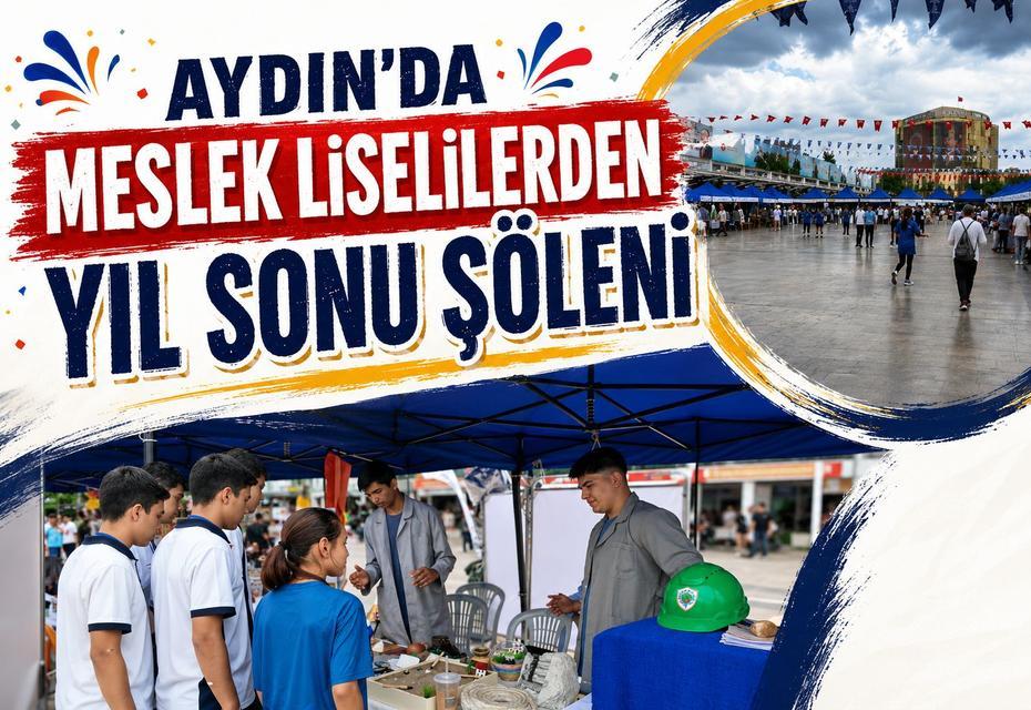 Aydın’da Meslek Liselilerden Yıl Sonu Şöleni