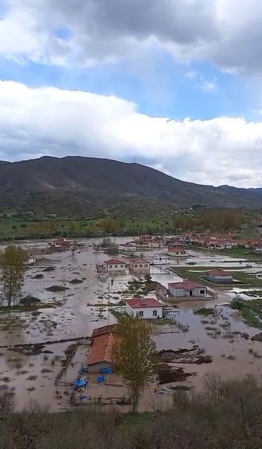 TOKAT'TA YOLLAR ÇÖKTÜ, SULAR ALTINDA KALAN TARIM ARAZİLERİ DRON İLE GÖRÜNTÜLENDİ