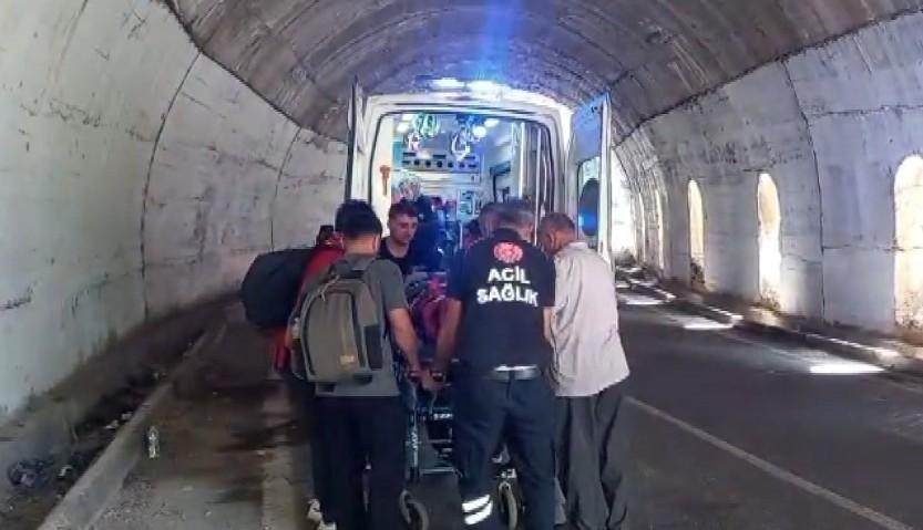 Tünelde kaza: 1 yaralı